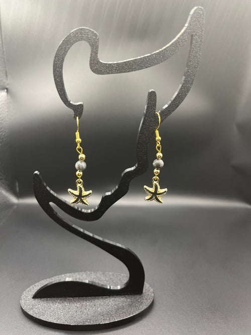 BO pendantes étoiles de mer anthracite