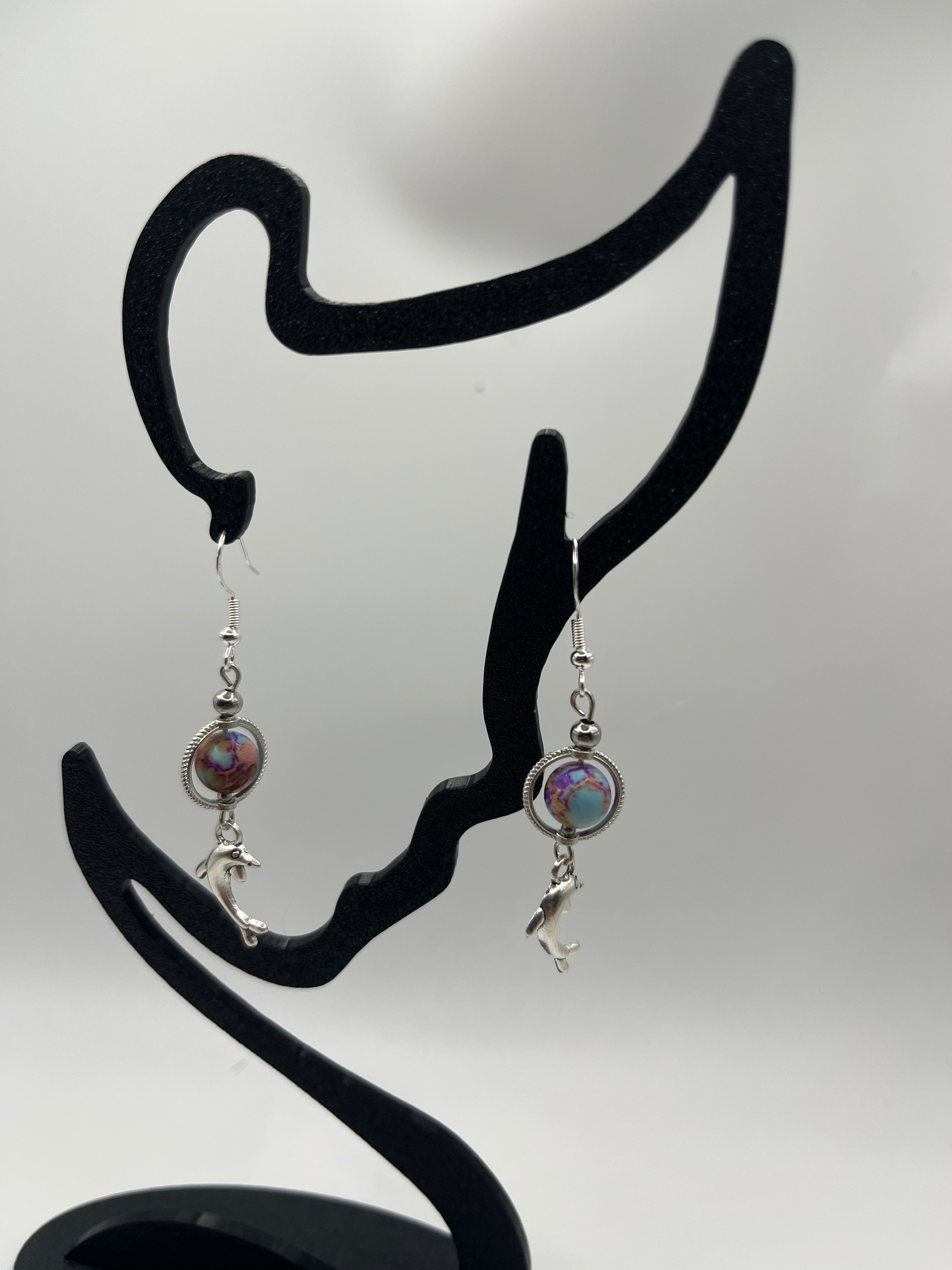 Boucles d'oreilles dauphins