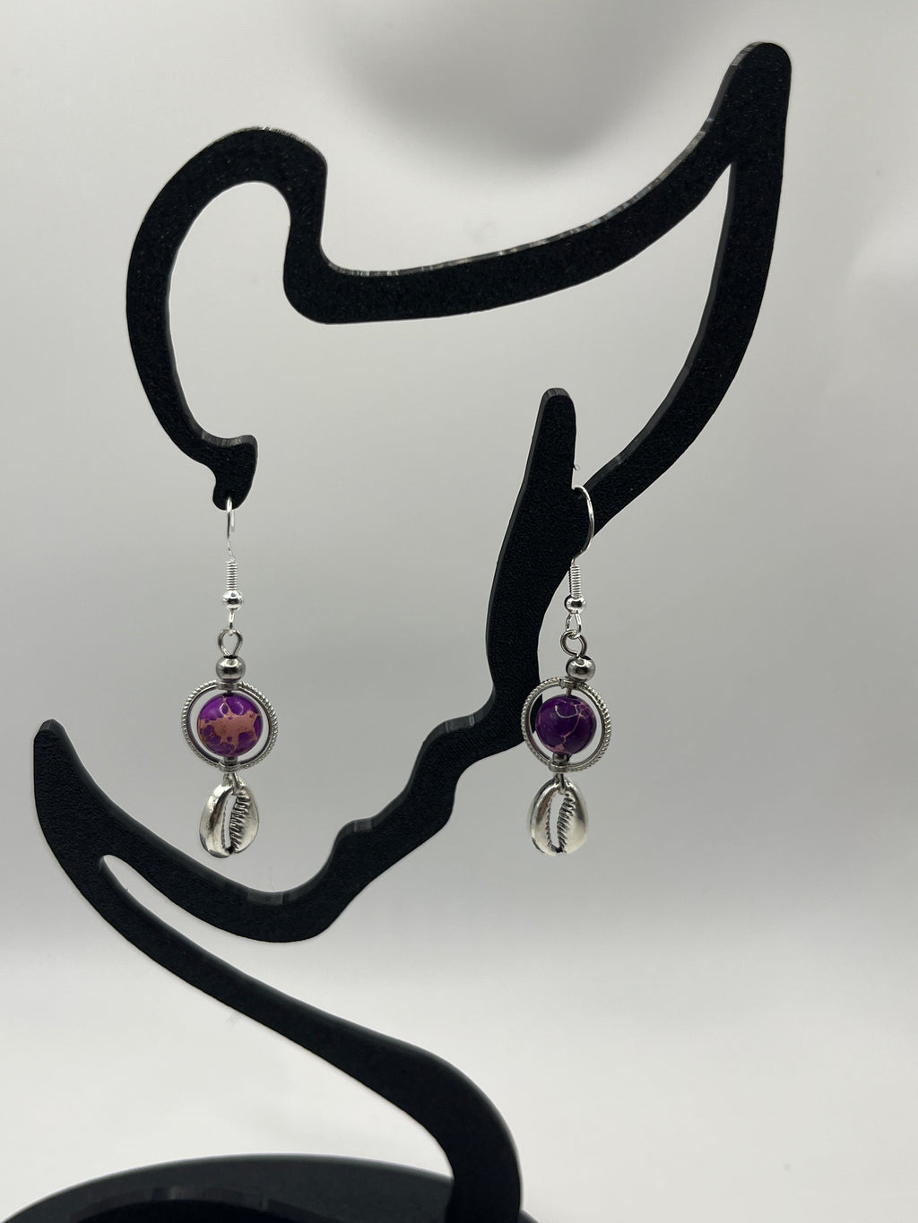 Boucles d'oreilles grains de café