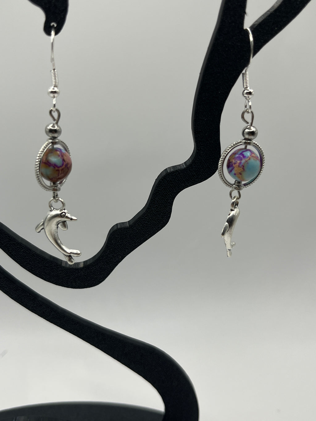 Boucles d'oreilles dauphins
