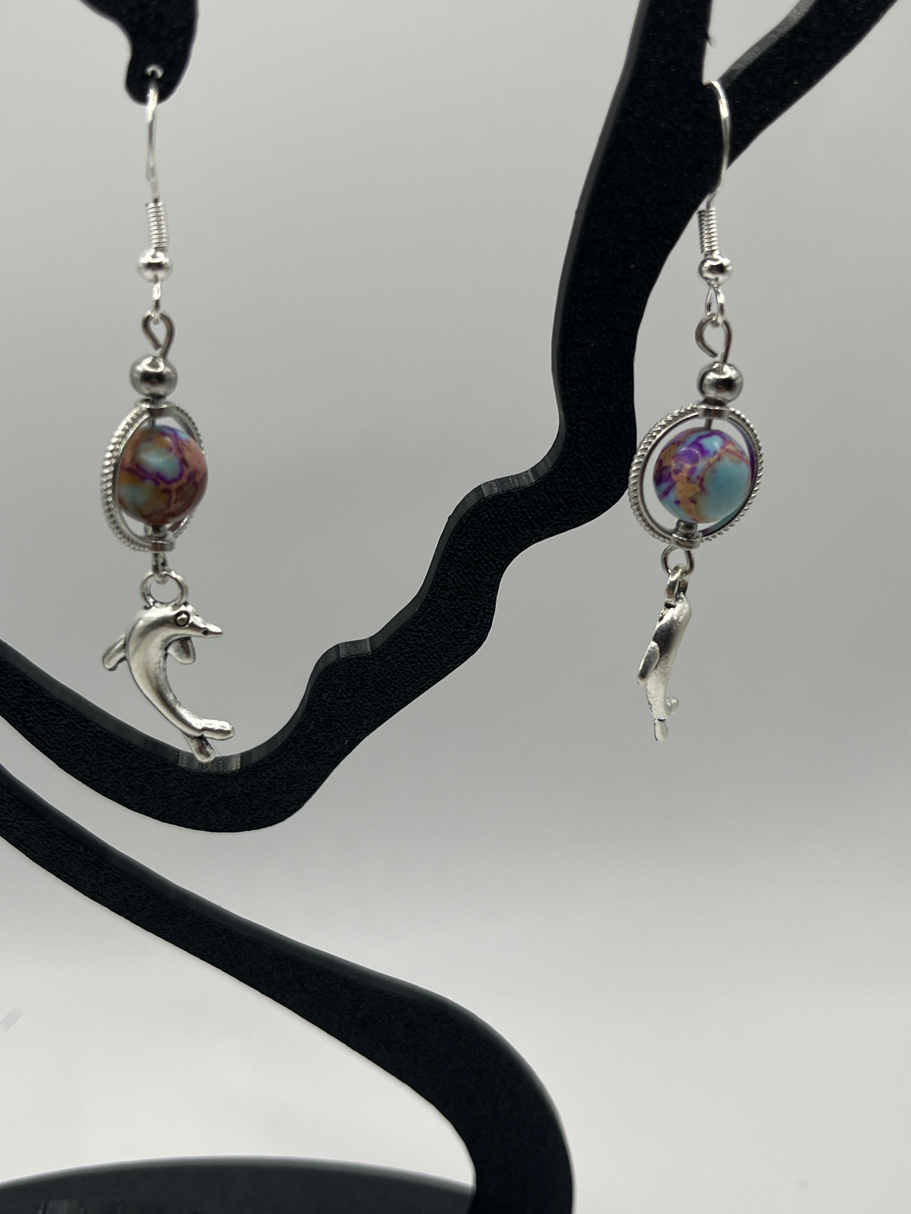 Boucles d'oreilles dauphins