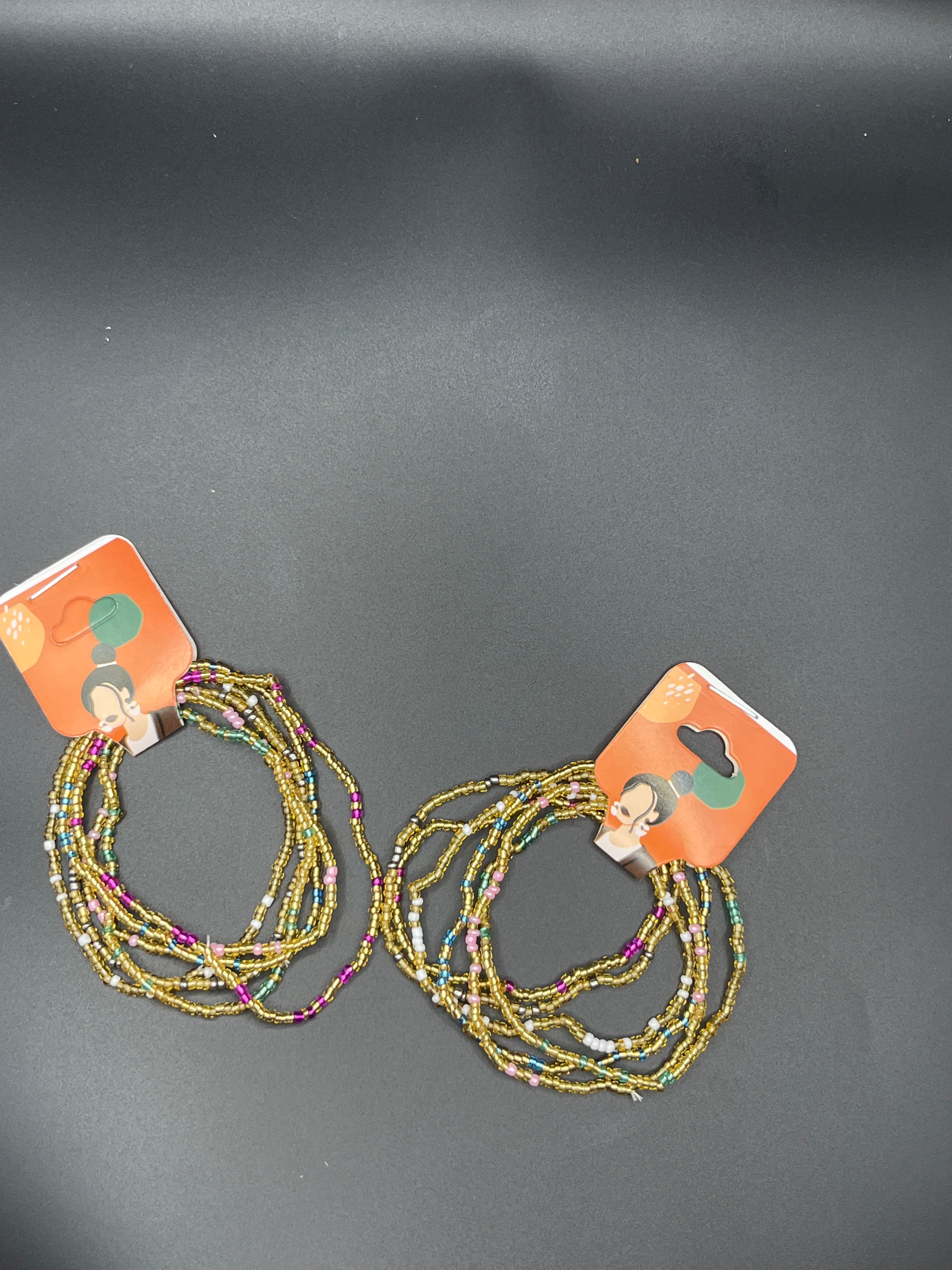 Lot de 6 bracelets en perles de rocaille